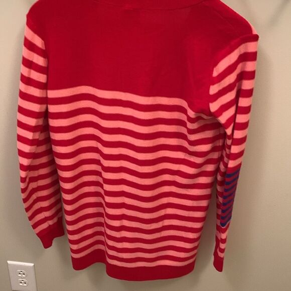 CABI Picnic Stripe Cardigan Sweater - Picture 4 of 4